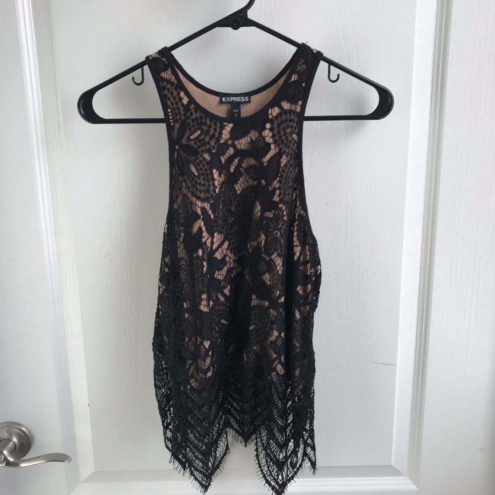 Express lace top